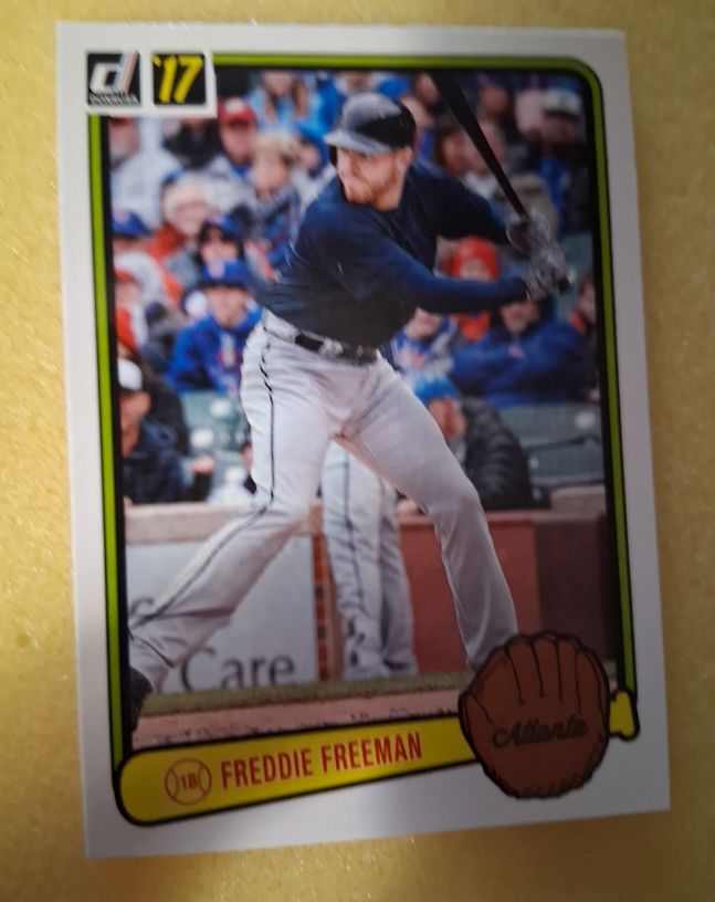 2017 Donruss #RV-2 Freddie Freeman — front