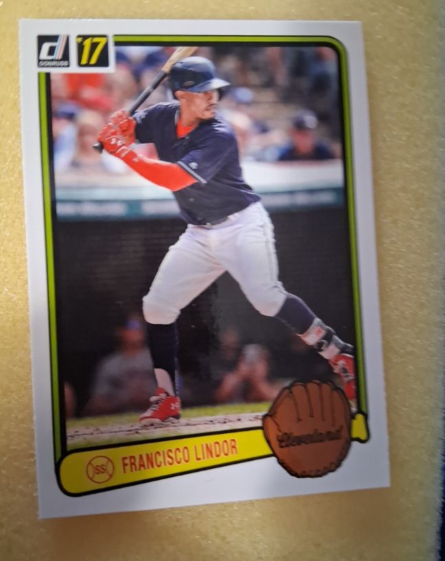 2017 Donruss Retro Variations 1983 #RV-10 Francisco Lindor — front