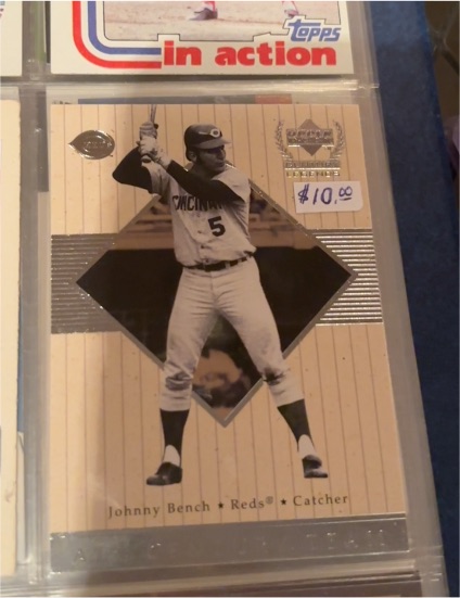 1999 Upper Deck Century Legends #AC8 Johnny Bench — front