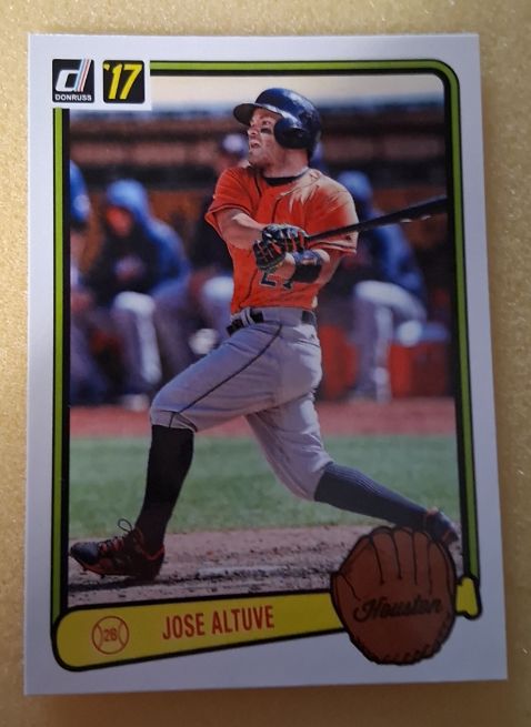 2017 Donruss #RV-13 Jose Altuve Retro Variations 1983 — front