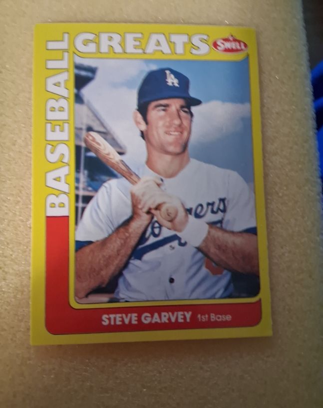 1990 Swell Baseball Greats #32 Steve Garvey — front