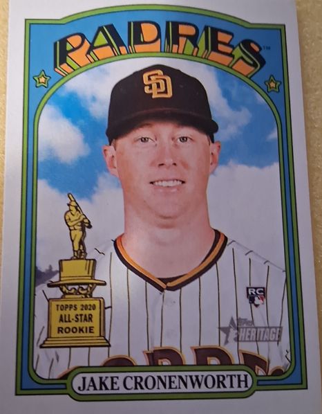 2021 Topps Heritage #641 Jake Cronenworth — front