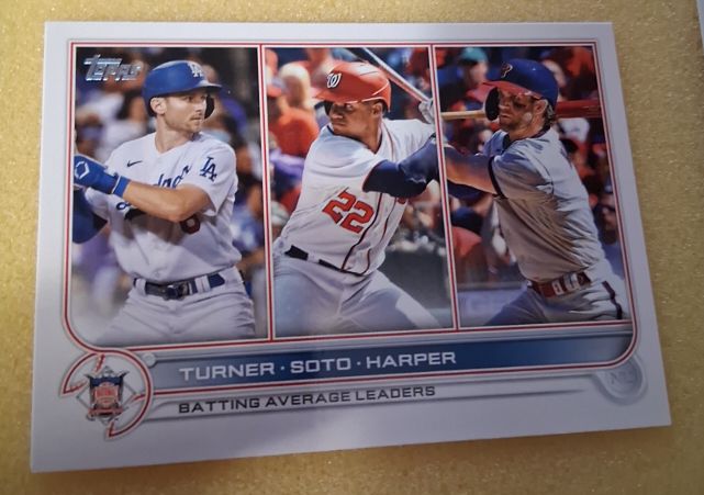2022 Topps Series 1 #59 Trea Turner / Juan Soto / Bryce Harper — front