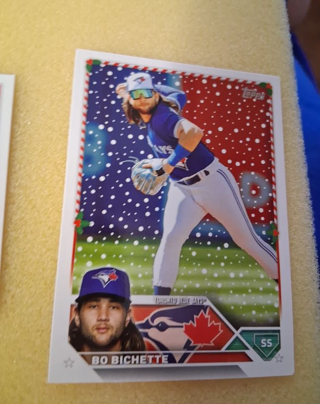 2023 Topps Holiday #H95 Bo Bichette — front