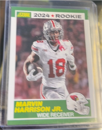 2024 Panini Score #4 Marvin Harrison Jr. — front
