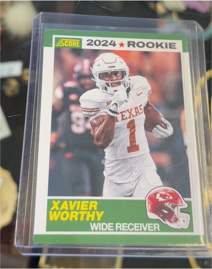 2024 Score #1 Xavier Worthy — front