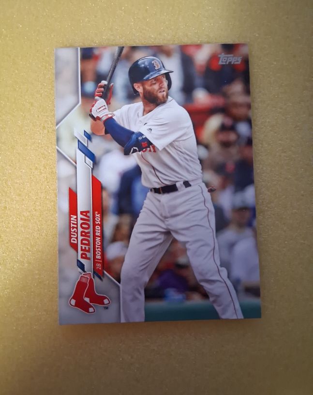 2020 Topps #388 Dustin Pedroia — front
