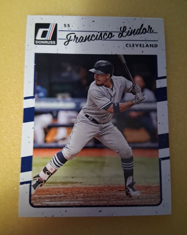2017 Donruss #84 Francisco Lindor — front
