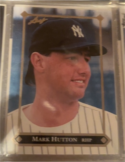 1992 Leaf Gold Leaf Rookies #BC-6 Mark Hutton — front