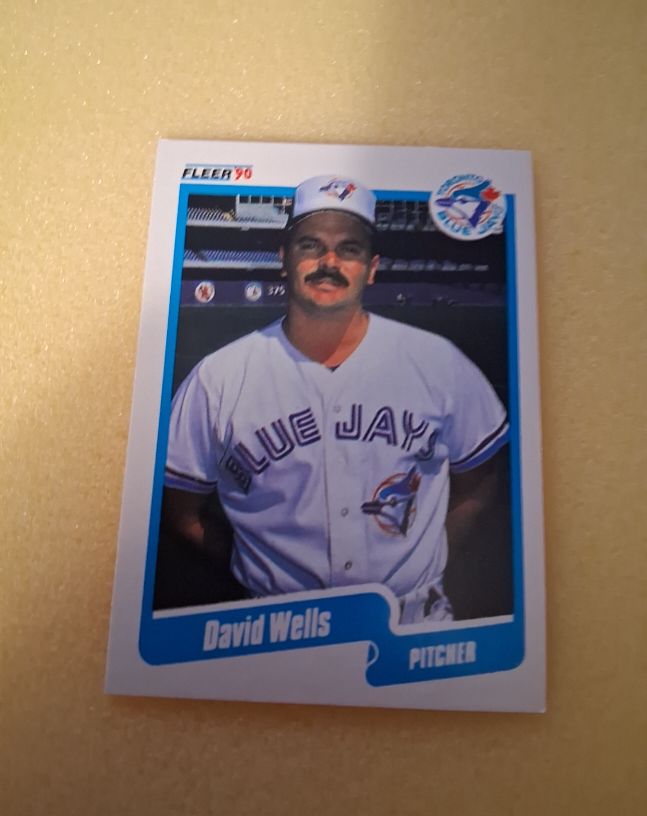 1990 Fleer #96 David Wells — front