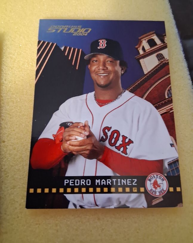 2004 Donruss Studio #38 Pedro Martinez — front