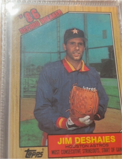1987 Topps #2 Jim Deshaies — front