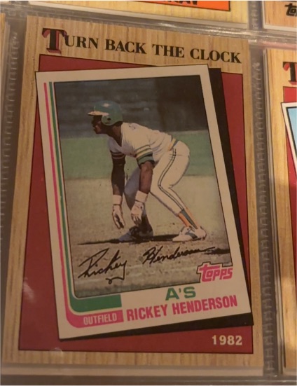 1987 Topps #311 Rickey Henderson — front