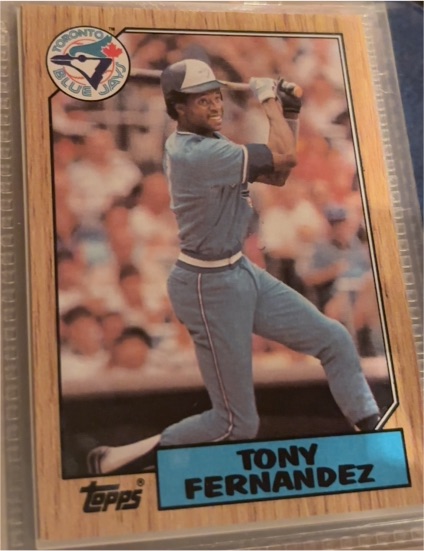 1987 Topps #485 Tony Fernandez — front