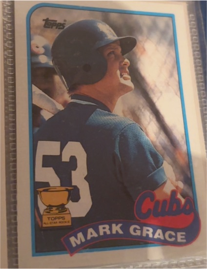 1989 Topps #465 Mark Grace — front
