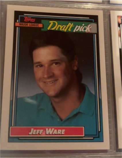 1992 Topps #414 Jeff Ware — front