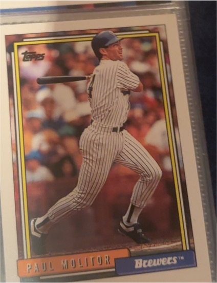 1992 Topps #600 Paul Molitor — front