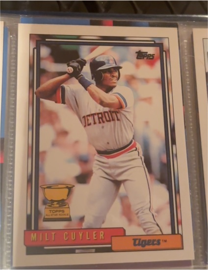1992 Topps #522 Milt Cuyler — front
