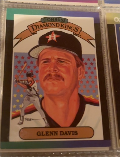 1989 Donruss #25 Glenn Davis Diamond Kings — front
