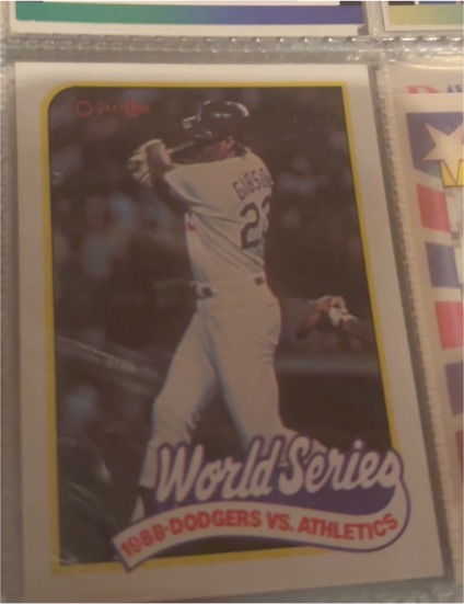 1989 Topps #530 Kirk Gibson — front