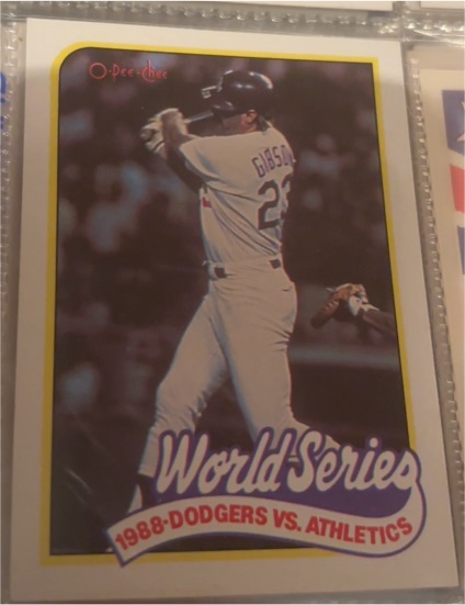 1989 O-Pee-Chee #382 Kirk Gibson — front