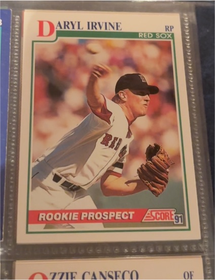 1991 Score #333 Daryl Irvine — front