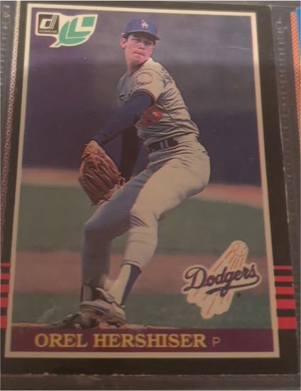 1985 Donruss #581 Orel Hershiser — front