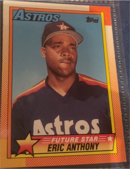 1990 Topps #608 Eric Anthony — front