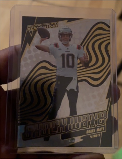 2025 Panini Revolution Shockwave #4 Drake Maye — front