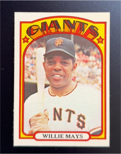 1972 Topps #49 Willie Mays — front