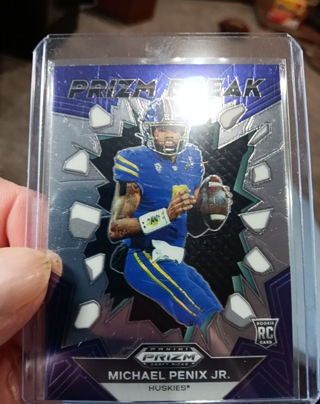 2024 Panini Prizm Draft Picks #PB-MPJ Michael Penix Jr. Prizm Break — front