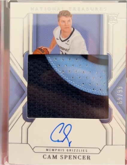 2024-25 Panini National Treasures #111 Cam Spencer — front