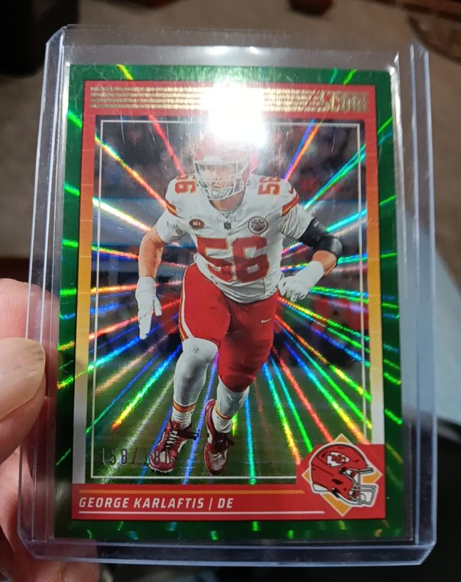 2024 Panini Score #58 George Karlaftis — front