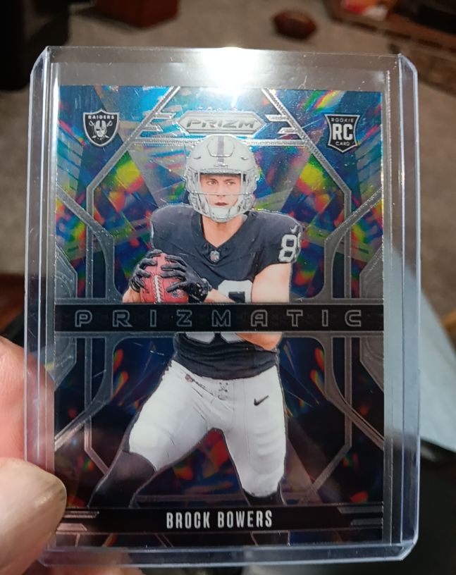 2024 Panini Prizm #20 Brock Bowers Prizmatic Rookie — front