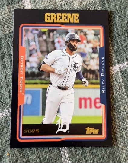 2025 Topps Riley Greene — front