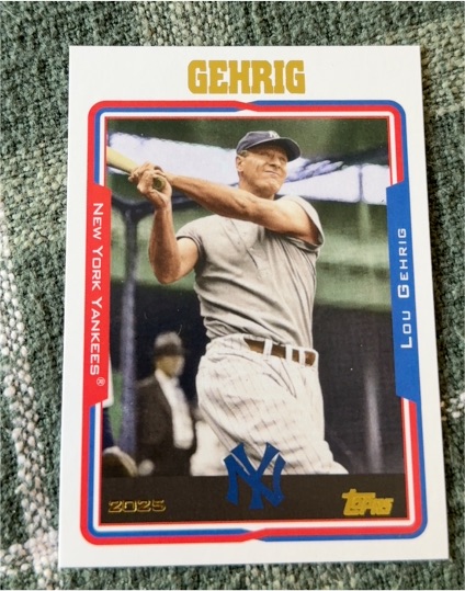 2025 Topps Archives #226 Lou Gehrig — front
