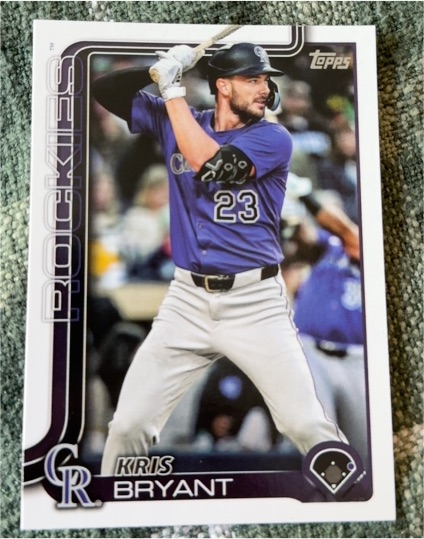 2025 Topps Series 2 Kris Bryant #CTC-24 Colorado Rockies — front