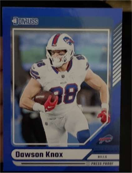 2024 Donruss #4 Dawson Knox — front