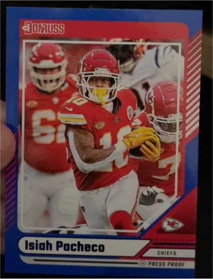 2024 Donruss #27 Isiah Pacheco — front