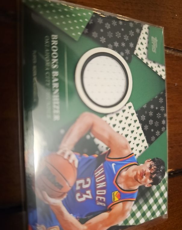 2025 Topps Holiday #HR-12 Brooks Barnett — front