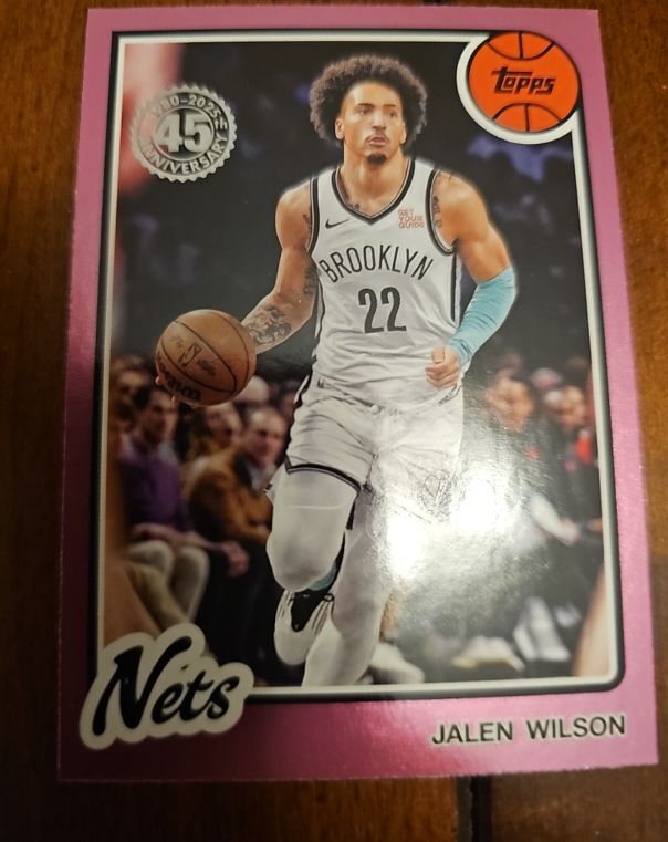 2025-26 Topps 45th Anniversary #80BK-9 Jalen Wilson — front