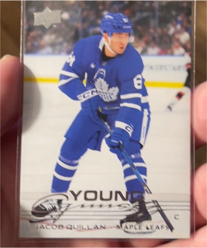 2025-26 Upper Deck Series 1 #241 Jacob Quillan Young Guns — front