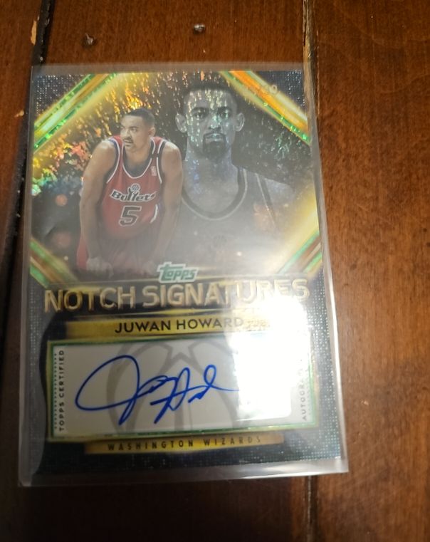 2025 Topps Notch Signatures #TNS-JH Juwan Howard — front