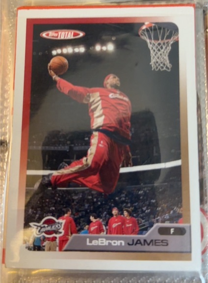 2005-06 Topps Total #45 LeBron James — front