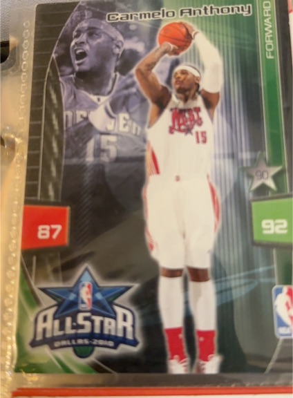 2009-10 Panini Adrenalyn XL #90 Carmelo Anthony — front