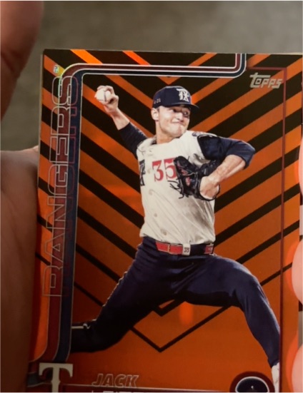 2025 Topps Series 1 #35 Jack Texas Rangers — front