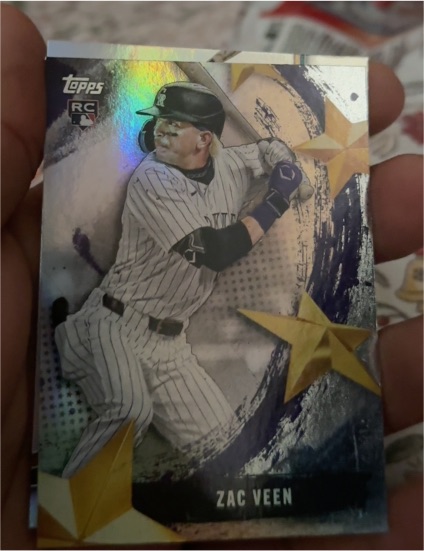 2025 Topps Update Stars of MLB #SMLB-69 Zac Veen — front