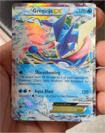 2014 Pokémon XY Black Star Promo #XY20 Greninja EX — front