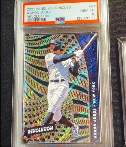 2021 Panini Chronicles #61 Aaron Judge Revolution — front
