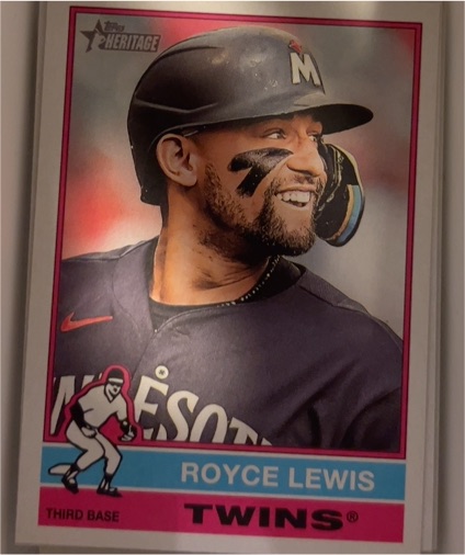 2025 Topps Heritage #138 Royce Lewis — front